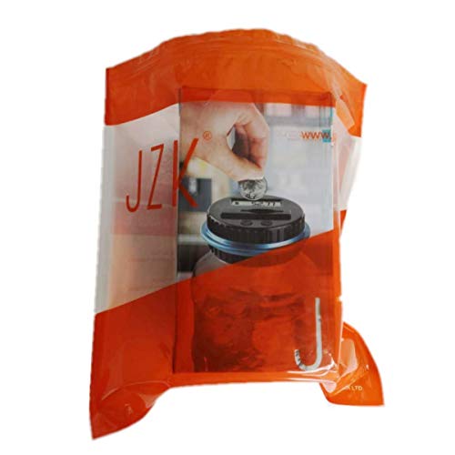 JZK Trasparente plastica Digitale Barattolo