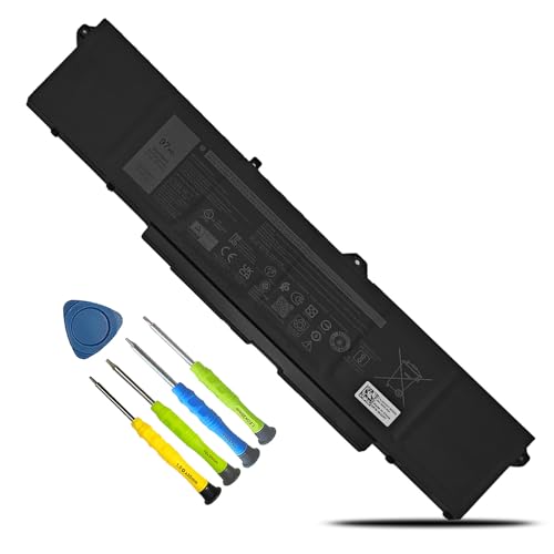 9JRV0 Laptop Battery Replacement for Dell Latitude 5521 5531 Precision 3571 3561 3581 3591 Alienware M17 R5 M18 R1 R2 Series Notebook 05RGW 005RGW 53XP7 053XP7 97Wh 8071mAh