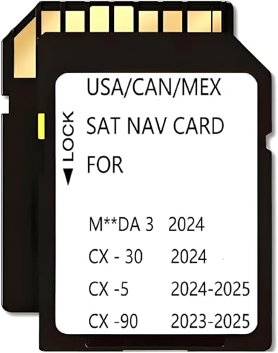 Navigation SD Card 2025 with Latest Maps KMV666EZ1C Fit for Mazda 3 CX-30 (2024) CX-5(2024-2025) CX-90(2023-2025)