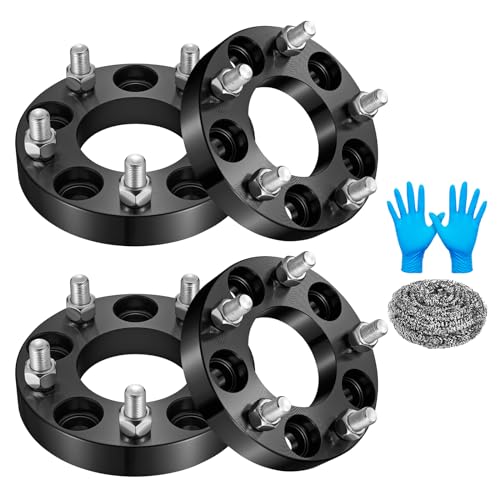 Image of BDFHYK 5x114.3mm to 5x120mm Wheel Bolt Pattern 1 inch 5x4.5 to 5x4.75 Convert Wheel Spacer Compatible with Dakota Cherokee Liberty Wrangler,5 Lug Wheel Adapters 1 /2-20 & 73 mm Hub Bore, Set of 4