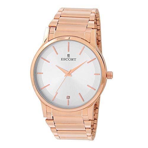 Image of Escort Analog Silver Dial Unisex's Watch-E 2550-5161-7035 RGM