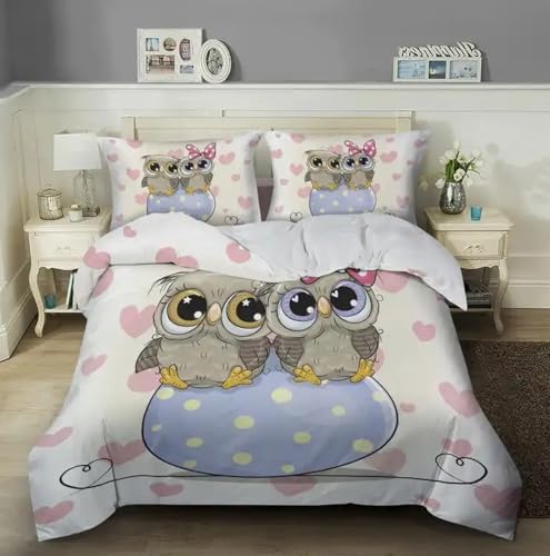 BJCJGGL Funda Nordica 90 Lindo BúHo Edredón