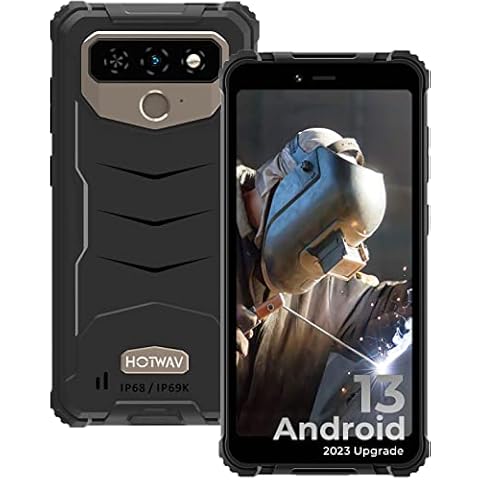 HOTWAV T5 Max Outdoor Smartphone Android 13 Outdoor Handy 2023 Neueste 6.0'' HD+Handy Ohne Vertrag Cover