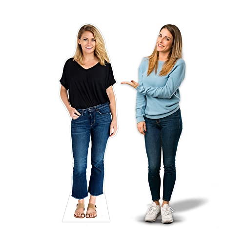 Voila Print Custom Life Size Coroplast Cutouts of Any Photograph, Personalized Full Body Standees, Lifesize Standup Great for Parties and Special Events, VP176 (12 Inches)