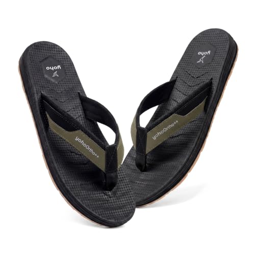 Image of YOHO Bubbles Men Ortho slippers | Soft comfortable and stylish flip flop slippers for Men in exciting colors |Lightweight | Anti Skid | Daily Use Chappal