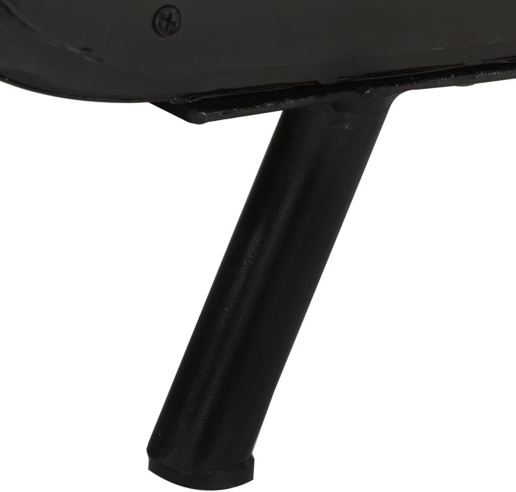 vidaXL Handmade Solid Reclaimed Wood TV Stand - Industrial-Style, Vintage Charm with 2 Doors and 2 Shelves, Brown and Green