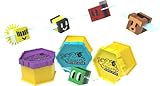 Bee Swarm Simulator – Mystery Bee Starter Pack (Three 1' Minifigures & Honeycomb Cases, Series 1)