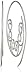 Diamond Cut Rhodium-Plated Sterling Silver Threader Earrings (1.7" Diameter)