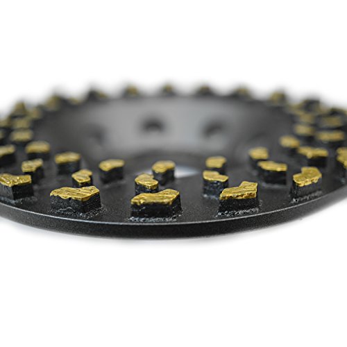 Megatron 4" Diamond Cup Grinding Removing Disc Wheel For Concrete, Paint, Epoxy, Glue And Mastic With Cdb Newest Technology (Megatron 4") #TOP2