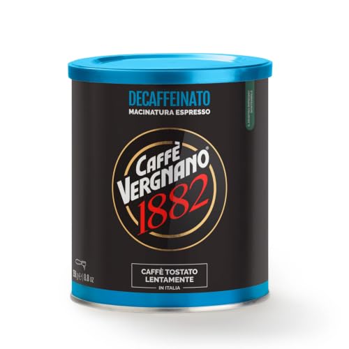 Caffe Vergnano Italian Finely Ground Decaf Coffee