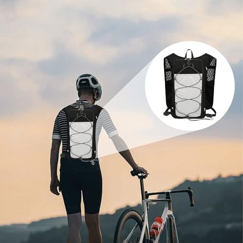 Sac à dos hydratation running réfléchissant avec gilet ajustable trail - 2