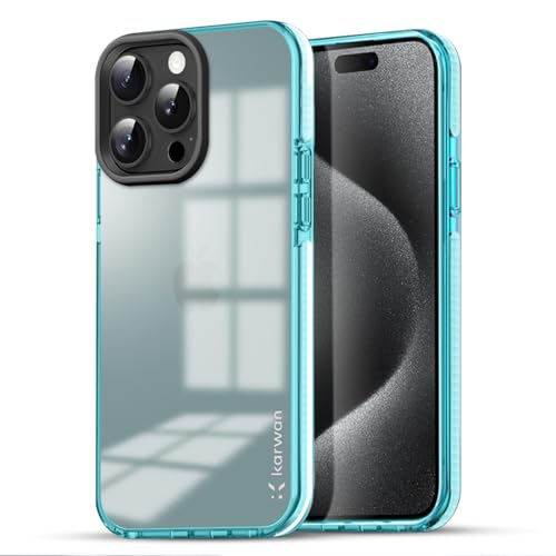 Image of KARWAN Back Cover| iPhone 14 Pro Back Cover |Polycarbonate Material| Full Camera Protection |Perfectly Fit| Case for iPhone 14 Pro - Blue