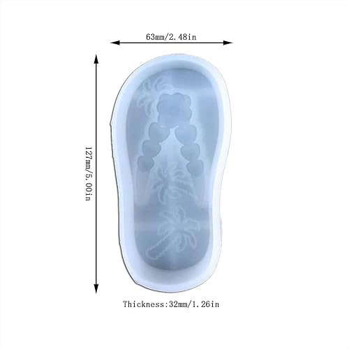 Miniatura 9 de Molde de silicona de coco con forma de onda marina para hacer jabón, cuentas aromáticas para automóvil, colgante, vela, resina