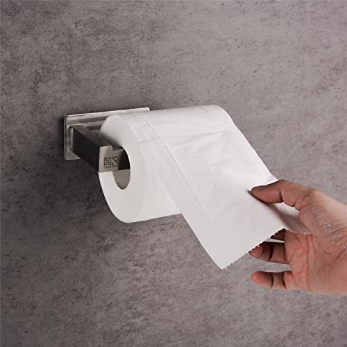 Home Redo - Porta Carta Igienica Senza Fori In Acciaio Inox - Porta Carta Igienica Autoadesivo Per WC E Bagno