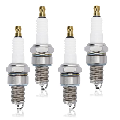 Image of Hipa BPR4ES Spark Plug for NGK BPR4ES 6578 7222 John Deer M805853 Kawasaki 92070-7004 FR691V FR730V FR651V (4 PACK)