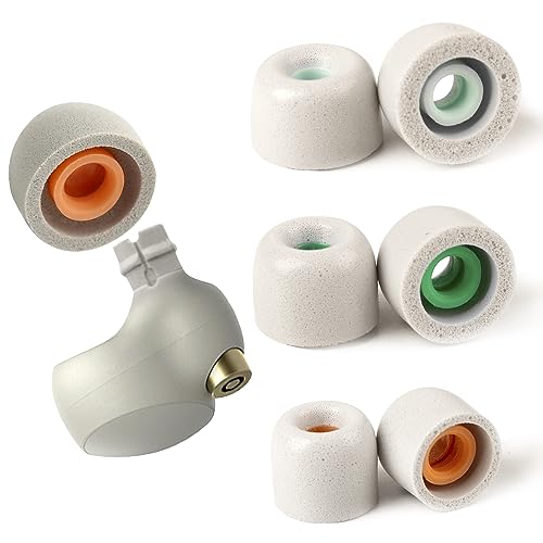 NAVESO Memory Foam Eartips Ear Buds for WF-1000XM4, 3 Pairs Ear Bud Replacement Tips Memory Foam, S-O-N-Y WF-1000XM4 Replacement Ear Tips, Anti-Slip Ear Tips Fit in Charging Case (Assorted Sizes S/M/L NAVESO Memory Foam Eartips Ear Buds for WF-1000XM4, 3 Pairs Ear Bud Replacement Tips Memory Foam, S-O-N-Y WF-1000XM4 Replacement Ear Tips, Anti-Slip Ear Tips Fit in Charging Case (Assorted Sizes S/M/L