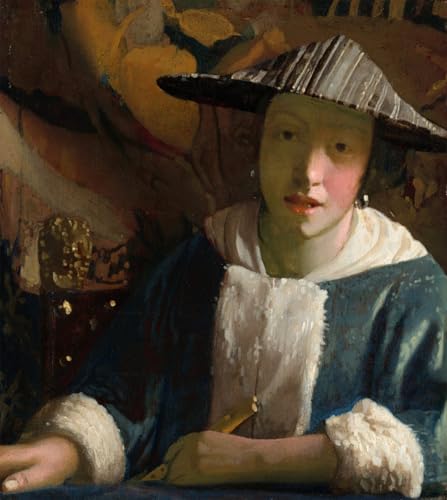 Peintures Jeune fille à la flûte Johannes Vermeer tableau moderne