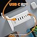 TESSAN USB Charging Station for Multiple Devices, 30W Multi Charger Tower with 6 Ports, 1.5m Extension Cord, Charger Block, USB Charging Hub for Smartphones, Tablets, Laptops TESSAN USB Charging Station for Multiple Devices, 30W Multi Charger Tower with 6 Ports, 1.5m Extension Cord, Charger Block, USB Charging Hub for Smartphones, Tablets, Laptops