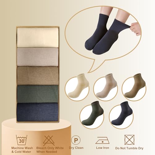 Image of Womens Athletic Cotton Quarter Crew Socks - Just Right Thickness, Soft & Breathable, Value 5 /7 Packs for Gym