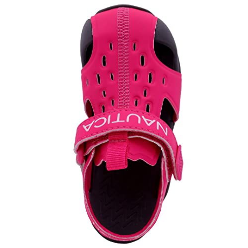 Nautica Kids Sport Sandals Casual Closed-Toe Outdoor Summer Water Shoe Pearl 3|Boy - Girl (Little Kid/Toddler)4