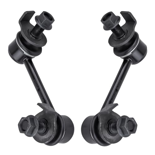 Image of Detroit Axle - Rear 4pc Shock Absorbers Kit for 2003-2008 INFINITI FX35 FX45, 2 Shock Absorbers Assembly 2 Sway Bar End Links 2004 2005 2006 2007 Replacement