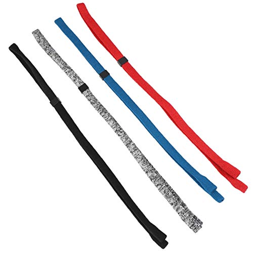 EXCEART 4 Pcs Ajustável Cinta de á“culos Esporte Cadeia Retentor de á“culos de Sol Cintas de á“culos