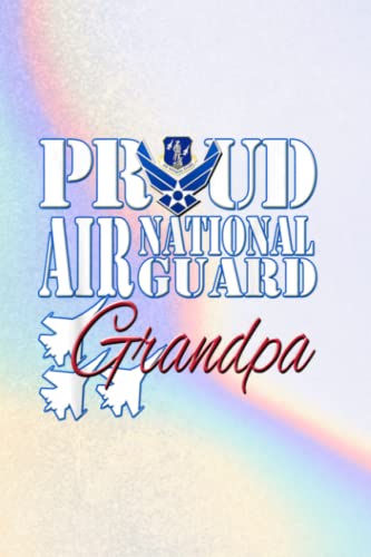 Half Graph 5 Half Wide | Proud Air National Guard Grandpa Air Force Military