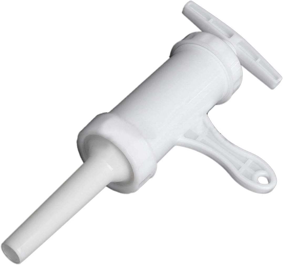 Bolt Sausage Casing Set White Manual Handmade Cooking Tools Sausage Stuffer Sausage Filler Salami Maker -White 1 Pcs