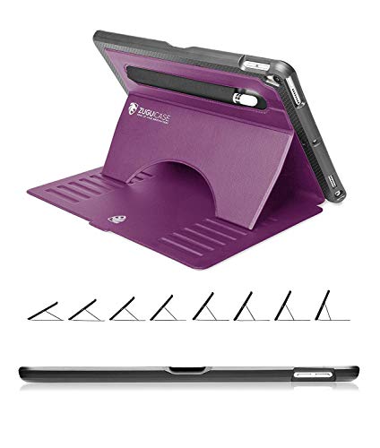 ZUGU CASE 2017/2015 iPad Pro 12.9 inch (Old Model) 1st & 2nd Gen Case Prodigy X, Very Protective But Thin, Convenient Magnetic Stand, Sleep/Wake Cover for Men & Women, Purple