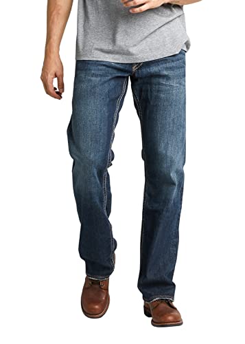 Silver Jeans Co. Men's Zac Relaxed Fit Straight Leg Jean - Legacy