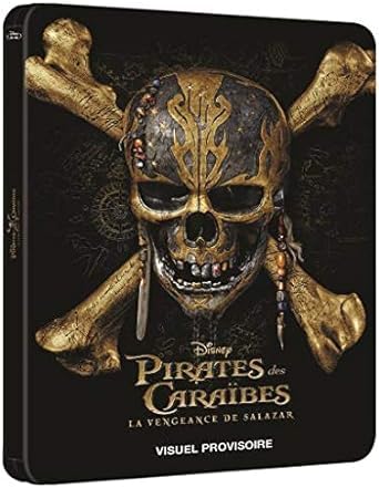 Pirates of the Caribbean: Dead Men Tell No Tales 3D (3D & 2D) (Steelbook Edition) [ Blu-Ray, Reg.A/B/C Import - France ]