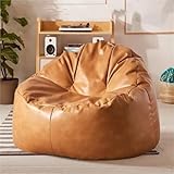 ♥【Pouf confortable】Ce pouf est sans rembourrage. Il peut être rempli de peluches ou de particules de rembourrage. Facile à démonter et à laver, il peut également servir de canapé ou de décoration. C'est le meuble idéal for un sous-sol, un salon, un dortoir ou une chambre.