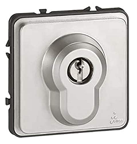Legrand 077874 Soliroc IK10 IP54 Interrupteur à Clé, 2 Positions, 6A, 250V