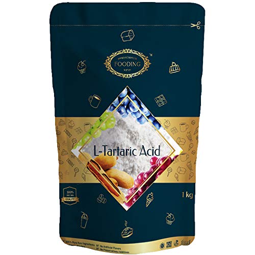 Fooding L-Tartaric Acid, 1kg (B089NQ6QSB) Amazon Price History, Amazon Price Tracker