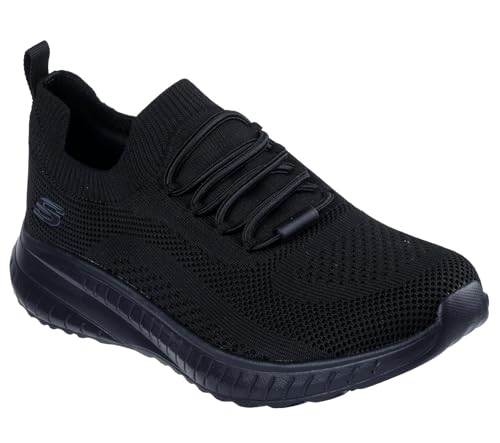 Skechers Squad Chaos Sr Medical Service - Zapatos para Mujer, Tela Negra., 38 EU