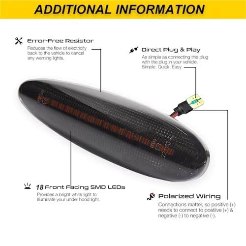 Luces LED dinámicas intermitentes para retrovisor Fiat Marea Palio 3