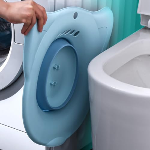 Bidé plegable para baño azul de PP TPR ideal para embarazadas 4