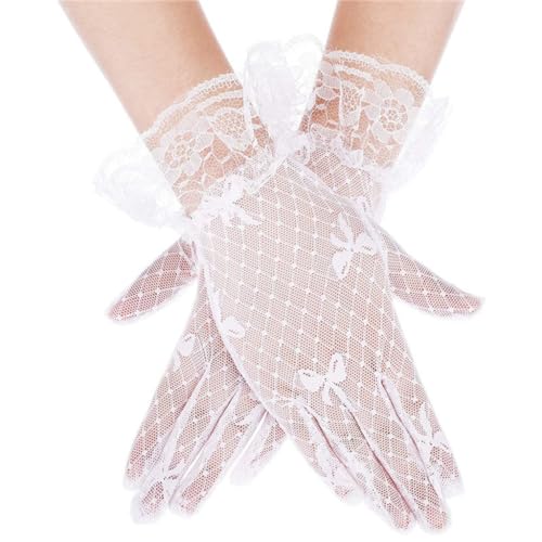 Guantes de protección solar de verano guantes de etiqueta de malla mujer