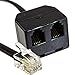 Produktbild Headset Buddy Training Adapter 2X RJ10 Buchsen 4p4c 2 Handsets Zum 1 Erhalten [2 Handsets to 1 Receiver]
