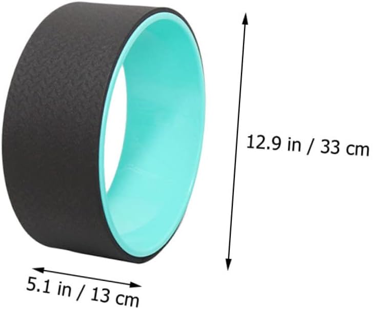 Yoga Wheel Set Fitness Roller for Back Pain Relief and Stretching Includes and Yoga Assist Accessory for All Levels