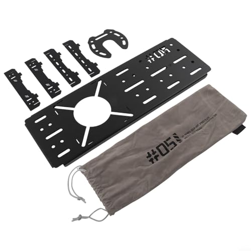 Tabla de estufa de aleación de aluminio con soporte de lámpara para uso de mesa de camping IGT (tablero de estufa)