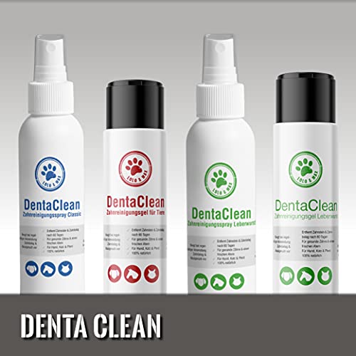 Lolo & Max DentaClean Spray Classic – Zahnreinigungsspray Für Tiere, 130ml - Zahnpflege und Dentalspray Für Hunde & Katzen - Zahnsteinentferner - 100% natürlich