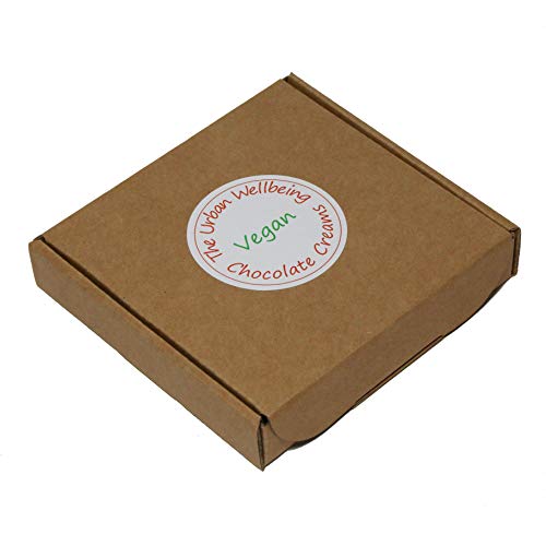 Luxury Vegan Chocolate Creams | 18 Strawberry Flavour Fondant Dark Chocolates | Perfect Vegan Gift