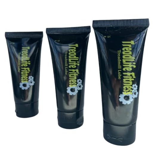 Treadlife Fitness Lubrificante de esteira para correia | Lubrificante 100% silicone | Compatível com a maioria das esteiras | Tubo preto | 14,2 g (pacote com 3)