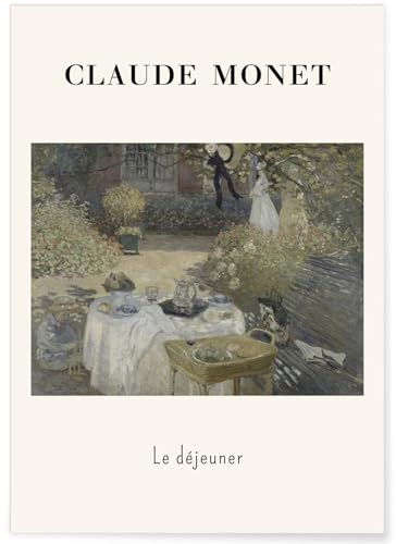 Affiche Claude Monet - Le Déjeuner