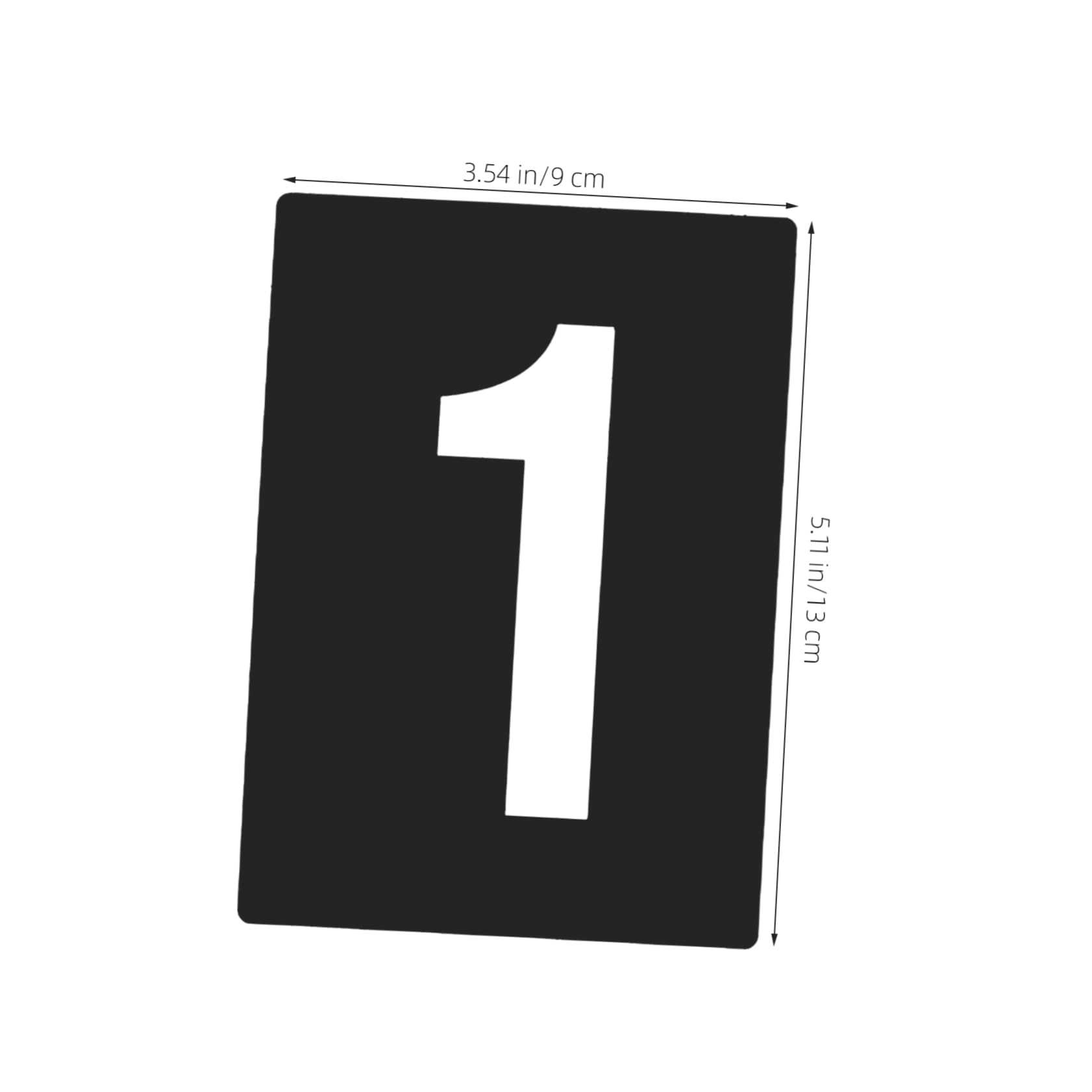 Angoily 3 Set Stencil Numerici Riutilizzabili per Decorazioni Domestiche e Festive Facili Usare e Resistenti