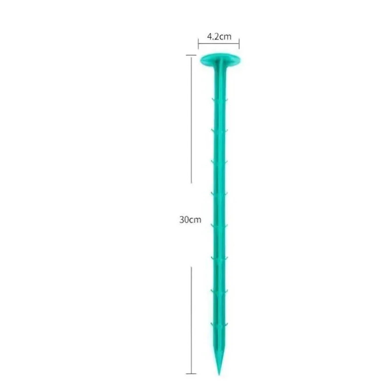 100 Pezzi di picchetti in plastica for Telo Anti-Erba, in Tessuto, for Tenere Ferma la Rete da Giardino, for Copertura in Anti-Erbacce per Fissaggio(30cm)