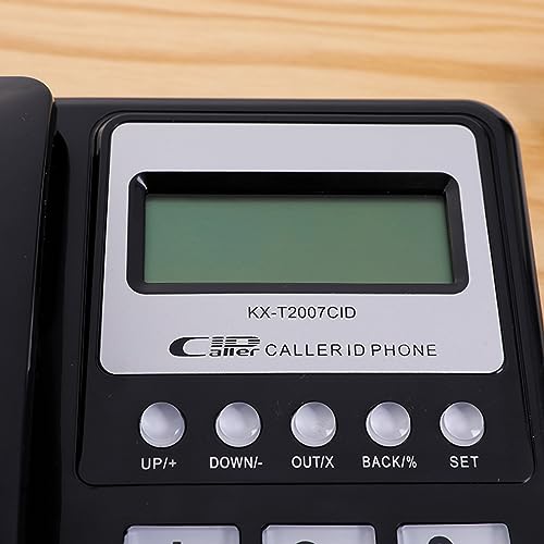 Téléphone fixe filaire avec écran LCD stable Callerid DTMF FSK pour bureau