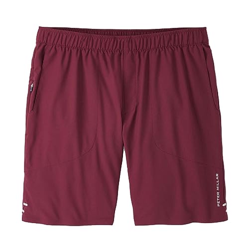 PETER MILLAR Men's Crown Sports Active Swift Performance Short XL Wine