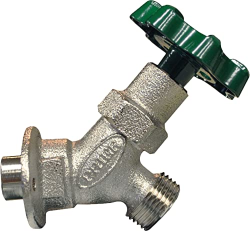 Prier C137Np.50 Satin Nickel Heavy Pattern Angle Sill Faucet, 1/2" X 3/4" #TOP20